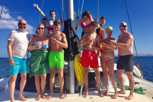 Catamarán privado Lanzarote para hasta 12 personas