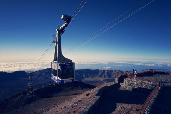 >Coche de cable de Teide